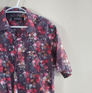 Men's floral button down